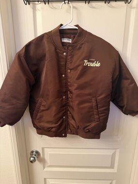 Kids' Chocolate Brown Puffer Jacket